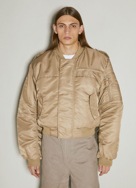 Entire Studios A-2 Bomber Jacket Grey ent0353008