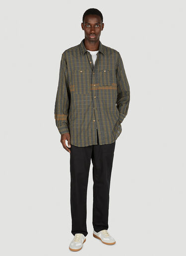 Engineered Garments 워크 셔츠 그린 egg0152005