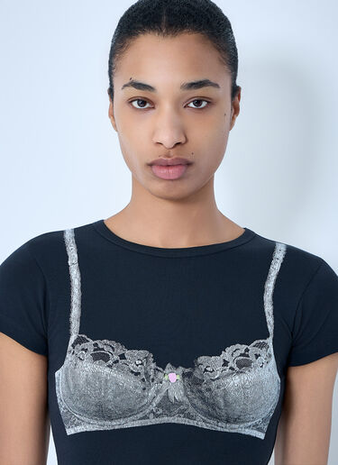 Vaquera Bra-Print T-Shirt Black vaq0264010