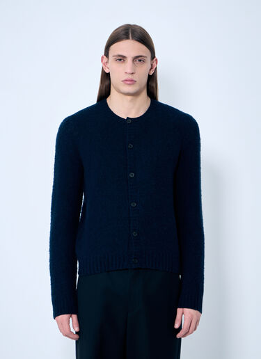 Prada Wool Cardigan Navy pra0159032