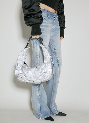 Half Moon Shoulder Bag Innerraum Half Moon Shoulder Bag Silver inn0354006