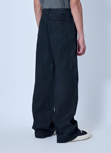LN-CC® - Rick Owens DRKSHDW: Tower Geth Jeans - Black Rick Owens DRKSHDW Tower Geth Jeans Black drk0166003