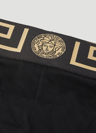 Versace Greca Border Briefs Black ver0149070