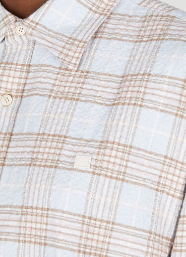 Acne Studios Check Shirt Blue acn0251031