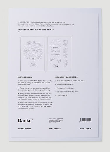 PROTOTYPES Proto Prints Keynote Screenprint Optics White typ0350011