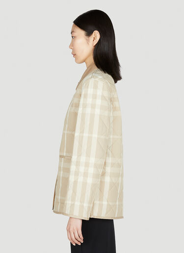 Burberry 체크 반 재킷 베이지 bur0252011