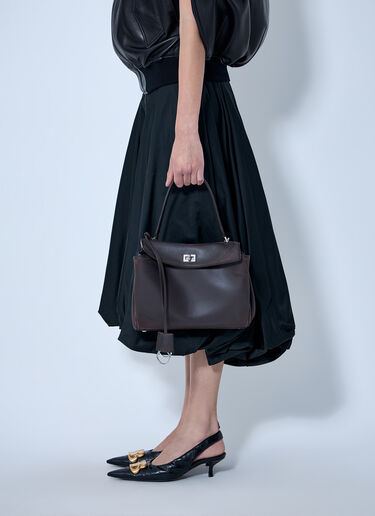 Balenciaga ロデオ スモール トップハンドルバッグ ブラウン bal0263039