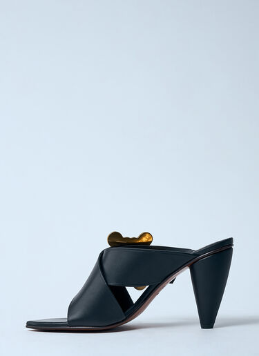 Vivienne Westwood 束带穆勒高跟鞋 黑色 vvw0260013