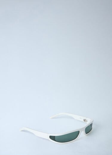 Rick Owens Fog Sunglasses White ric0163043