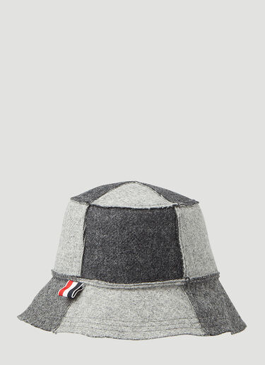 Thom Browne Quarter Split Bucket Hat Grey thb0145012