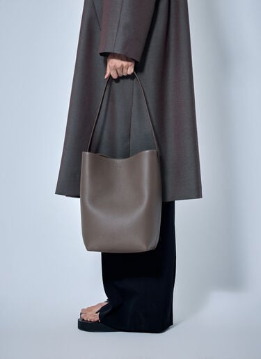 LN-CC® - The Row: Medium N/S Park Tote Bag - Brown The Row Medium N/S Park Tote Bag Brown row0266031