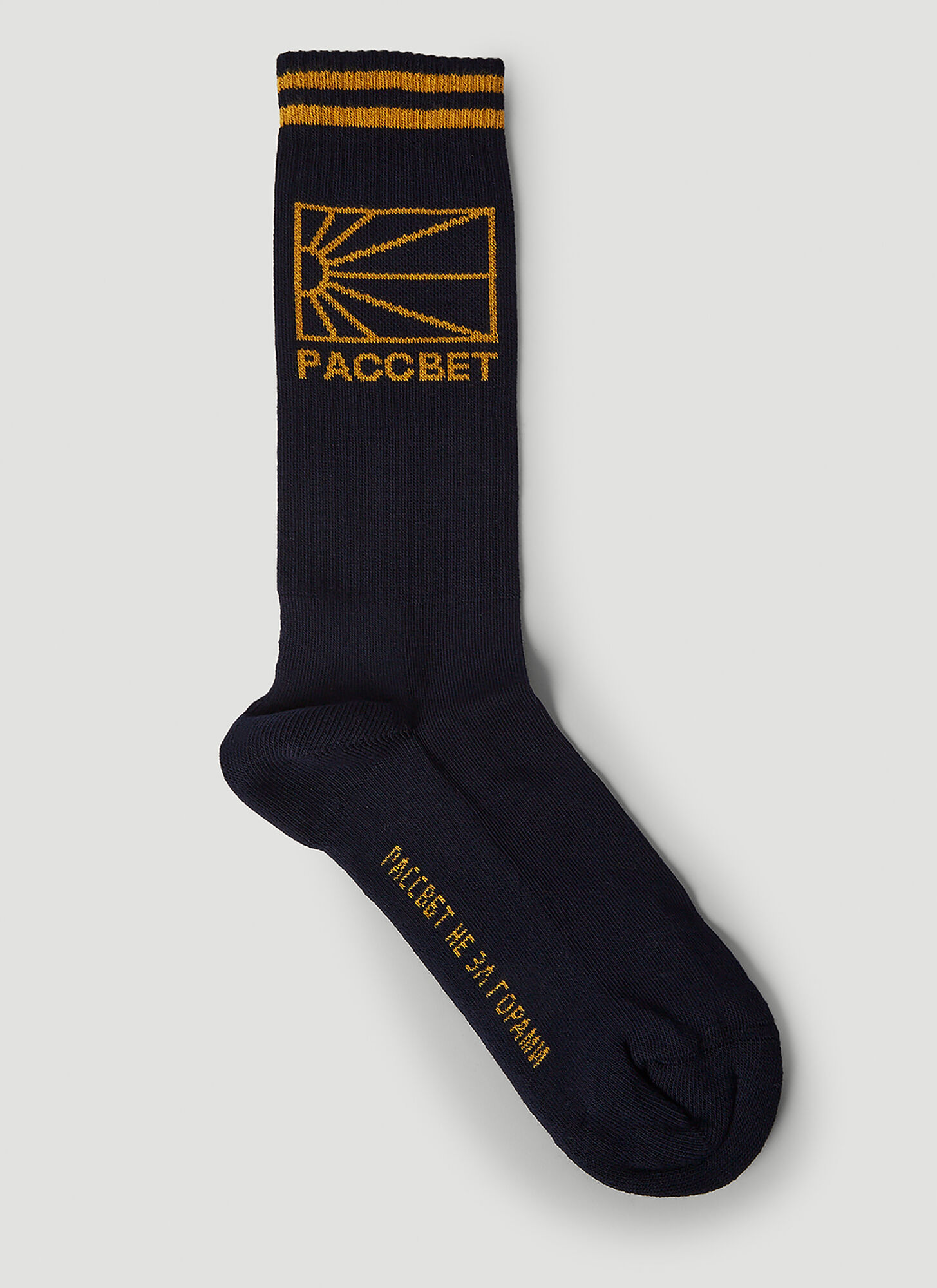 Rassvet Logo Jacquard Socks Male Navy