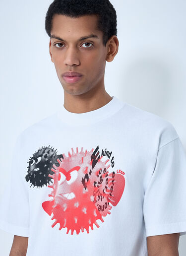 b.Eautiful x LTTT Puffy Fish T-Shirt White bea0363002