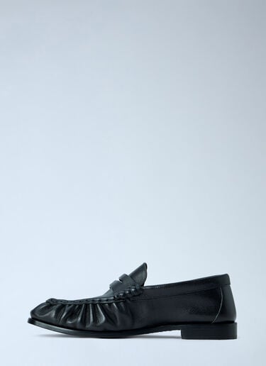 Saint Laurent Le Loafer Supple in Matte Leather Black sla0263040