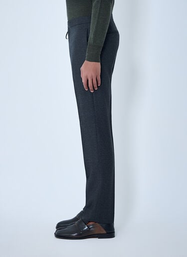 Maison Margiela Drawstring Wool Pants Black mla0164006