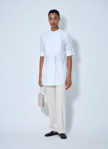 LN-CC® - The Row: Elaris Shirt - White The Row Elaris Shirt White row0265003
