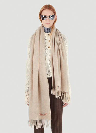 Logo Scarf Acne Studios Logo Scarf Beige acn0346020