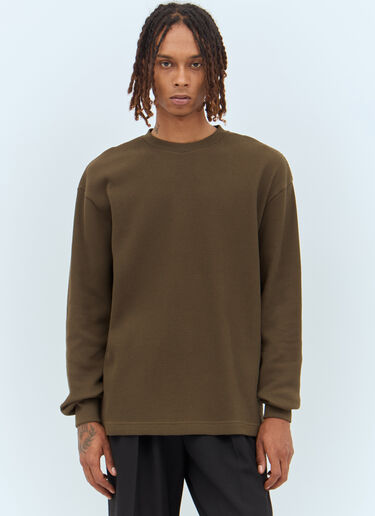 Burberry EKD ワッフルニットトップ  ブラウン bur0157017