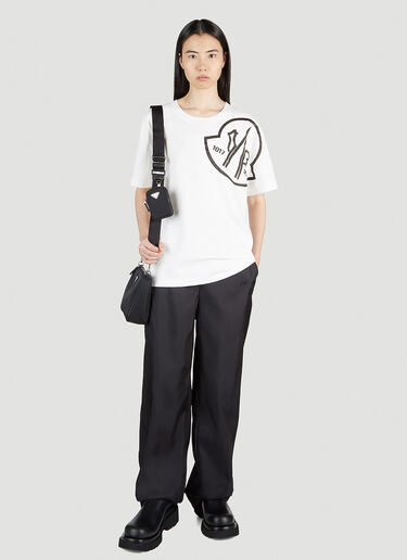 Logo Print T-Shirt 6 Moncler 1017 ALYX SM Logo Print T-Shirt White mal0351002
