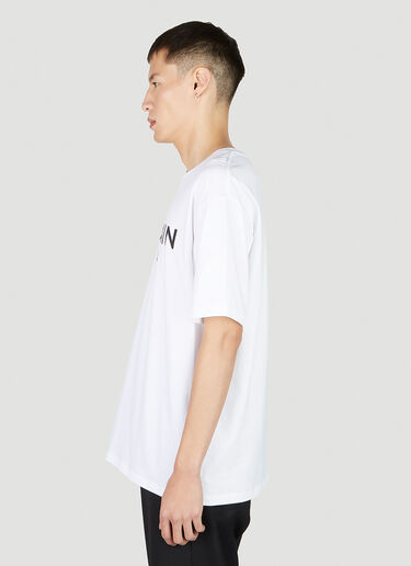Balmain Logo Print T-Shirt White bln0151002