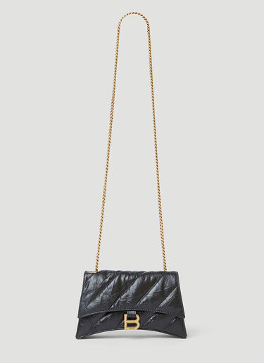 Balenciaga Crush Chain Wallet Black bal0253063