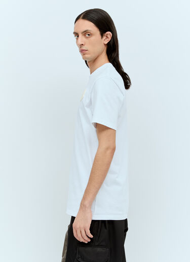 Moncler 徽标贴饰 T 恤 白色 mon0156015