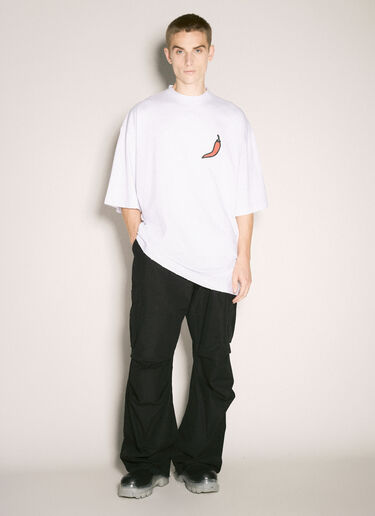 032C On Fire Oversized T-Shirt White cee0158001