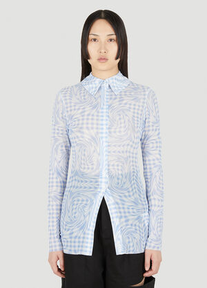 P.A.M. Chasing Clouds Shirt Blue pam0248001