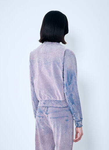 Diesel F-Slitly Zip-Up Sweatshirt Pink dsl0259009