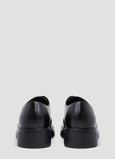 Prada Brushed Leather Derby shoes Black pra0153014