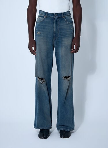 MM6 Maison Margiela 5 Pocket Jeans Blue mmm0159009