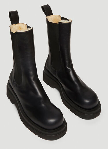 Bottega Veneta Lug 靴 黑色 bov0246055
