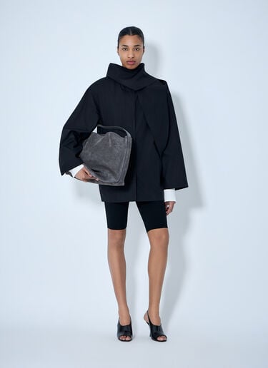 TOTEME Technical scarf jacket Black tot0264020