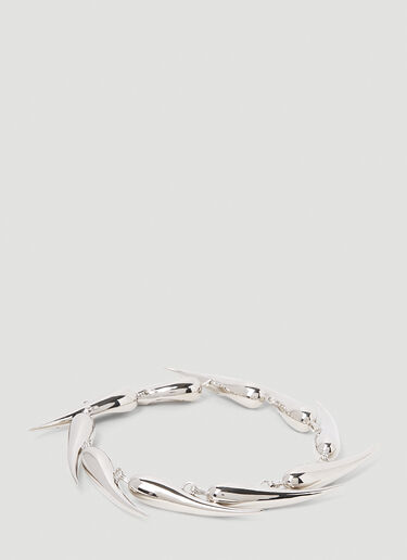 Mugler Spike Bracelet Silver mug0252059