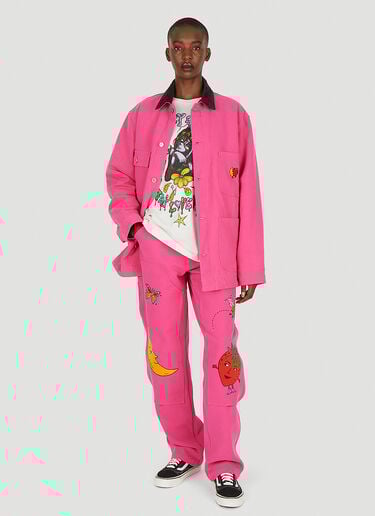 Sky High Farm Workwear Workwear Canvas Pants Pink skh0350015