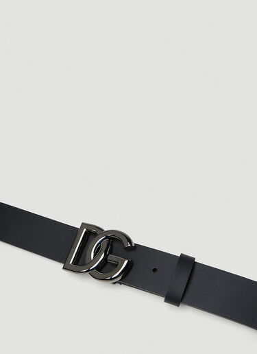 Logo Plaque Belt Dolce & Gabbana Logo Plaque Belt Black dol0151025