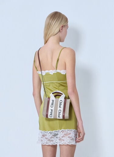 LN-CC® - Chloé: 迷你Woody手提包 - 米色 Chloé 迷你Woody手提包 米色 chl0264154