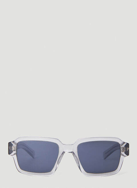 District Vision Rectangle Frame Sunglasses Yellow dtv0144015
