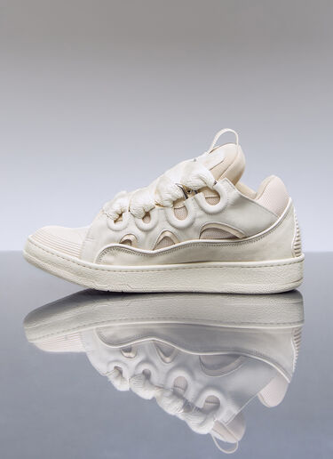 Lanvin Curb Sneakers Cream lnv0156003