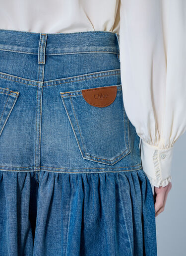 LN-CC® - Chloé: High-Rise Balloon Jeans - Blue Chloé High-Rise Balloon Jeans Blue chl0265019