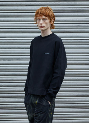 Massimo Osti Studio 徽标运动衫  黑色 mao0158040