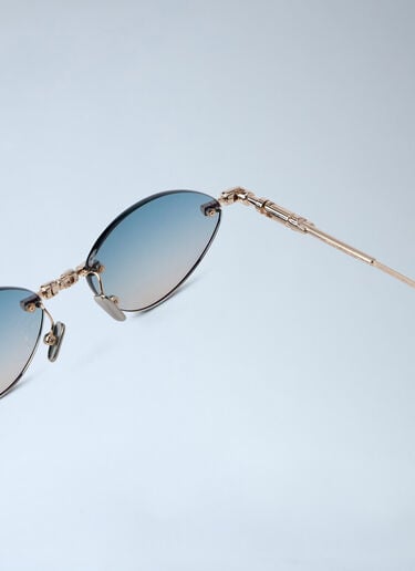 H65 Oval Sunglasses Kuboraum H65 Oval Sunglasses Gold kub0364004