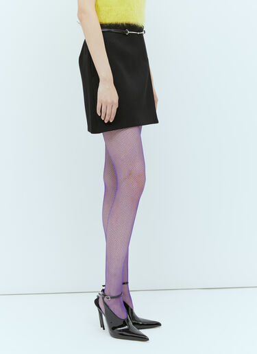 Gucci Wool Mini Skirt Black guc0254016