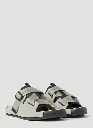 Stone Island Shadow Project Tape Sandals Green shd0152021