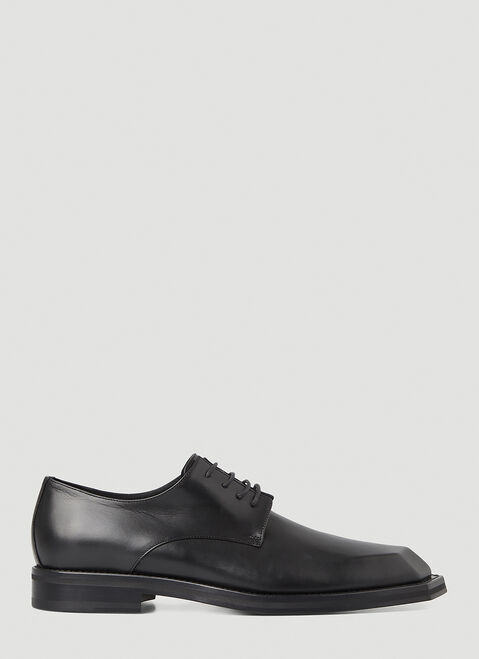 Martine Rose Chisel Toe Derby Shoes Black mtr0154007