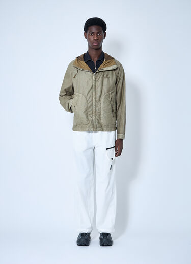 C.P. Company Lino Wax Goggle Jacket Beige pco0159007