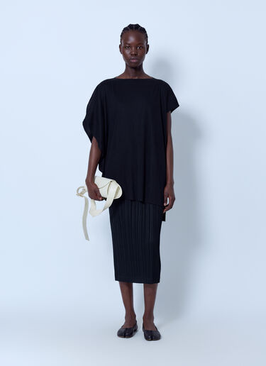 LN-CC® - Pleats Please Issey Miyake: A-Poc Slice Shirt - Black Pleats Please Issey Miyake A-Poc Slice Shirt Black plp0266006