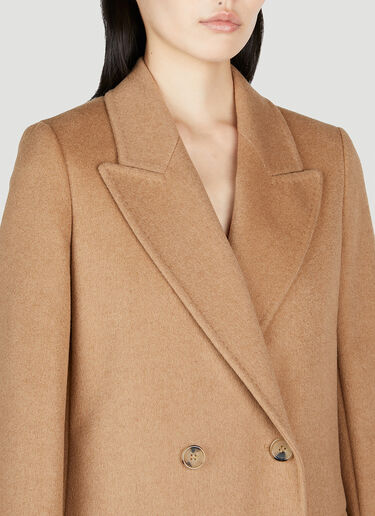 Max Mara Double Breasted Coat Beige max0253038