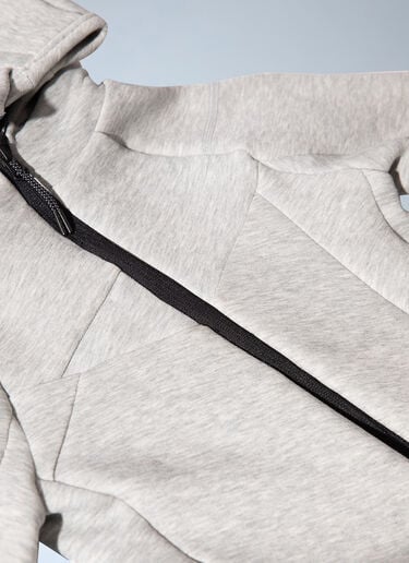 LN-CC® - Nike by Yaku: Re-Create K Tech Fleece Jacket - Grey Nike by Yaku Re-Create K Tech Fleece Jacket Grey nik0165024