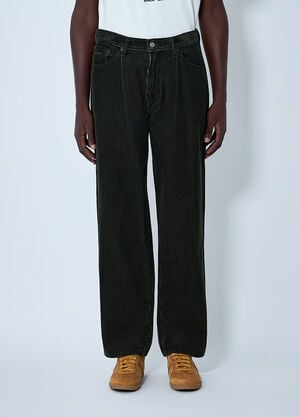 Levi's x Barbour Wide-Leg Corduroy Pants Blue leb0162004